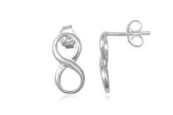 Earrings silver infinitive directioner one direction