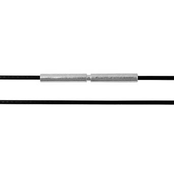 Naszyjnik super cienki Japan Wire 45 cm brązowy