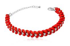 Bracelet fashion Metasilk red