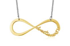 Infinite Directioner Necklace - large gold