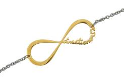 Bracelete Infinitive Directioner one direction gold-plated