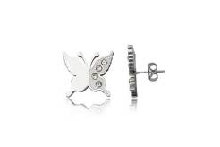 Earrings Steel Butterfly Gold Plated Duplicate-1